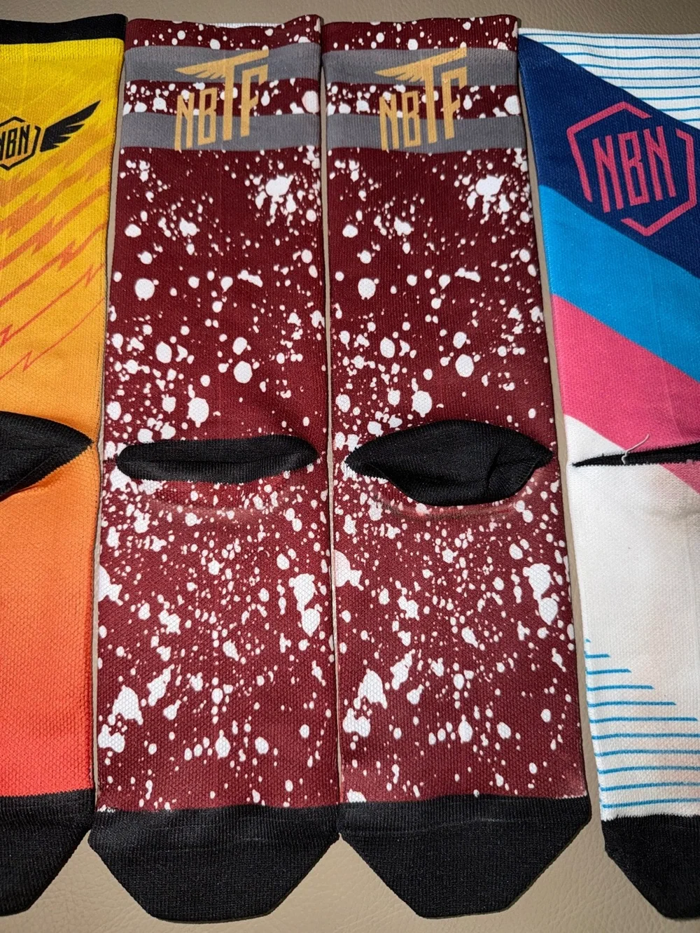 6prs NEW BALANCE/NB Track & Field Meet Crew Socks Limited Edition Women One Size